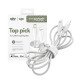 PanzerGlass empower by ® Racing 60W USB-C to Lightning Cable | USB 2.0 | 1.2M | Silver White câble USB Blanc