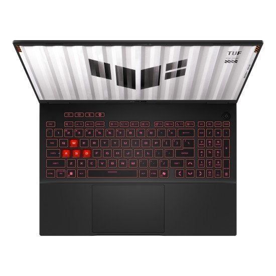 ASUS TUF Gaming A16 FA608PM-QT014W AMD Ryzen™ 9 8940HX Ordinateur portable 40,6 cm (16") 2.5K 32 Go DDR5-SDRAM 1 To SSD NVIDIA GeForce RTX 5060 Wi-Fi 6E (802.11ax) Windows 11 Home Belge Gris