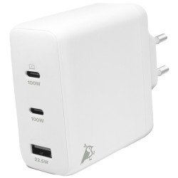 Aqiila Chargebird W4 Universel Blanc Secteur Charge rapide Intérieure Aqiila Chargebird W4 Universel Blanc Secteur Charge rapide Intérieure