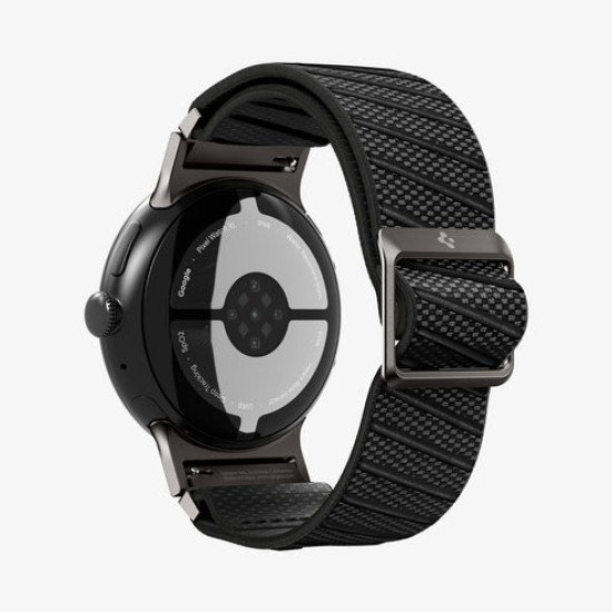 Spigen AMP11420 accessoire intelligent à porter sur soi Bande Noir Nylon, Acier inoxydable