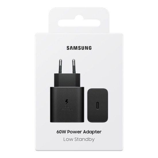 Samsung EP-T6010NBEGWW chargeur d'appareils mobiles Ordinateur portable, Smartphone, Tablette Noir Secteur Charge rapide Intérieure