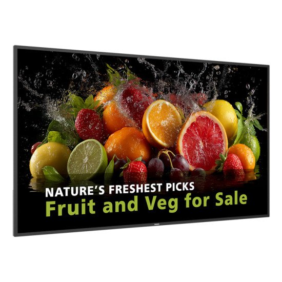 Philips 5000 series 65BDL5050D/00 Écran d'affichage dynamique 165,1 cm (65") LCD Wifi 600 cd/m² Full HD Noir Intégré dans le processeur Android