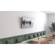 Manhattan Support mural avec extension pour TV/moniteurs (inclinable antivol), écrans 37" à 100", Compatibilité VESA : de 200x200 à 800x400 mm (vérifiez les dimensions des quatre trous de fixation à l'arrière), charge max. 75 kg