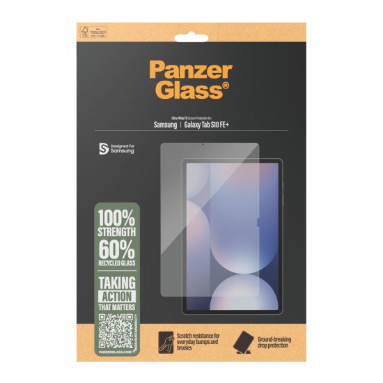 PanzerGlass ® Screen Protector Samsung Galaxy Tab S10 FE+ | Ultra-Wide Fit Protection d'écran transparent 1 pièce(s)
