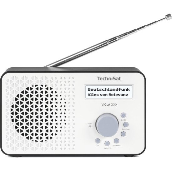 TechniSat 0000/2936 Radio portable Numérique Blanc TechniSat 0000/2936 Radio portable Numérique Blanc