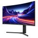 V7 Moniteur incurvé L340WQ-HAS 34 po d'espace de visionnage - WQHD - 3440 x 1440 - Réglable en hauteur