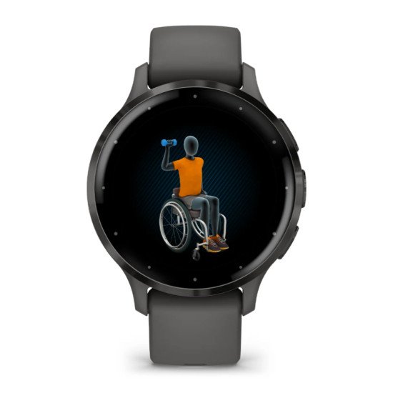 Garmin Venu 3S 3,05 cm (1.2") AMOLED 41 mm Numérique 390 x 390 pixels Écran tactile Gris Wifi GPS (satellite) Garmin Venu 3S 3,05 cm (1.2") AMOLED 41 mm Numérique 390 x 390 pixels Écran tactile Gris Wifi GPS (satellite)