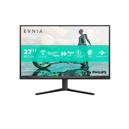 Philips Evnia 27M2N3500NL/00 LED display 68,6 cm (27") 2560 x 1440 pixels Quad HD LCD Gris Philips Evnia 27M2N3500NL/00 LED display 68,6 cm (27") 2560 x 1440 pixels Quad HD LCD Gris