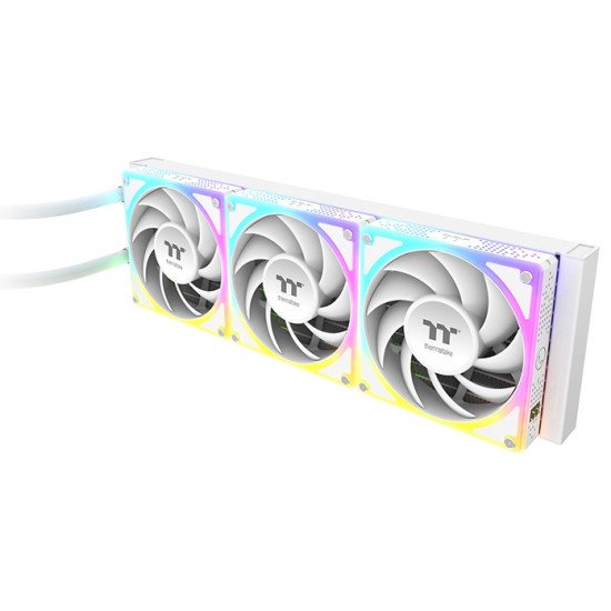 Thermaltake MAGCurve 360 Ultra Snow AIO ARGB Fan Carte-mère Kit de refroidissement du liquide 12 cm Blanc 1 pièce(s)