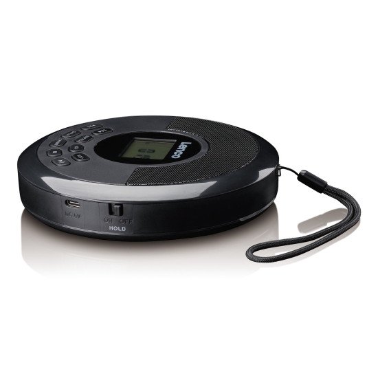 Lenco CD-340BK Lecteur CD portable Noir
