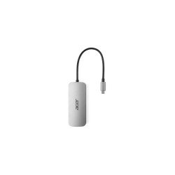 Acer 7in1 Type C Dongle Avec fil USB 3.2 Gen 1 (3.1 Gen 1) Type-C Argent