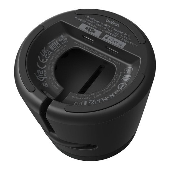 Belkin WIZ052kqBK Smartphone, Casque, Smartwatch Noir USB Recharge sans fil Charge rapide Intérieure