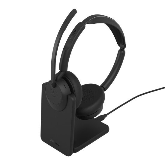 Jabra Evolve3 45 Casque Sans fil Arceau Bureau/Centre d'appels USB Type-A Bluetooth Noir