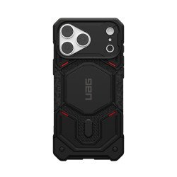 Urban Armor Gear UAG Monarch Pro Backcover voor de Apple iPhone 18 Pro Max / 17 Pro Max - Kevlar Black coque de protection pour téléphones portables Housse