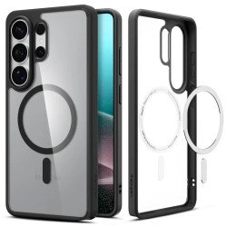 Spigen Ultra Hybrid (MagFit) coque de protection pour téléphones portables 17,5 cm (6.9") Housse Transparent, Noir