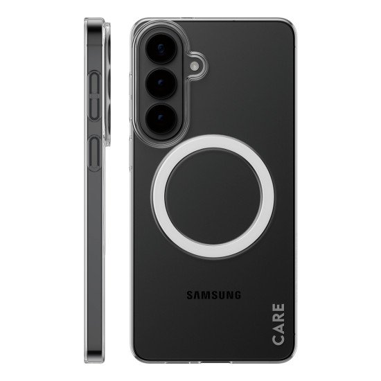 PanzerGlass CARE™ by ® SL1M Case Transparent w. Qi Samsung Galaxy S26+ coque de protection pour téléphones portables 17 cm (6.7") Housse