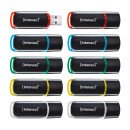Intenso 3511551 lecteur USB flash 4 Go USB Type-A 2.0 Noir, Rouge, Vert, Transparent, Jaune, Bleu