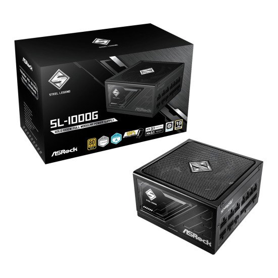 Asrock SL-1000G Steel Legend unité d'alimentation d'énergie 1000 W 20+4 pin ATX ATX Noir
