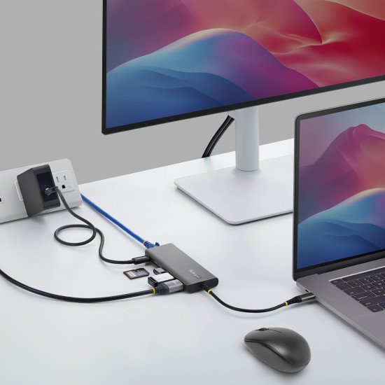 StarTech.com 177B-USBC-MULTIPORT station d'accueil Avec fil USB 3.2 Gen 2 (3.1 Gen 2) Type-C Gris