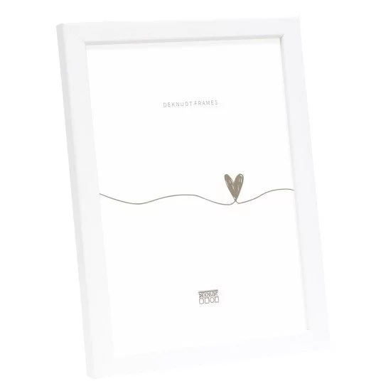 Deknudt S41JK1 30x30 hout wit, smalle lijst Cadre pour une seule photo Blanc Deknudt S41JK1 30x30 hout wit, smalle lijst Cadre pour une seule photo Blanc