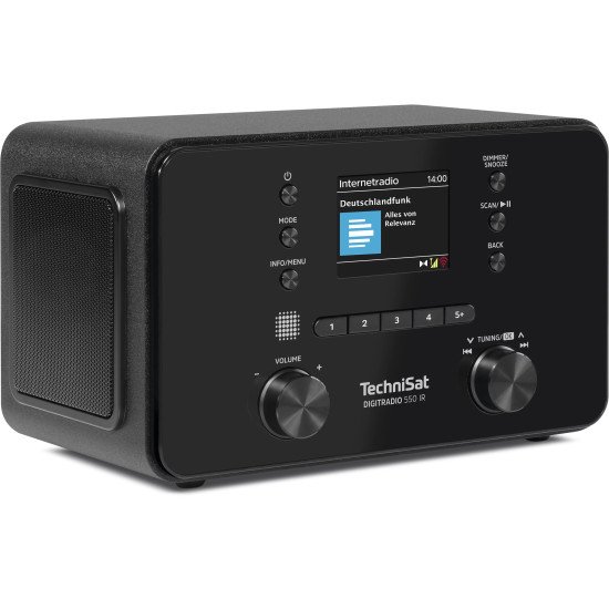 TechniSat Digitradio 550 IR Personnel Numérique Noir
