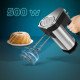 Cecotec PowerTwist 500 Batteur à main 500 W Noir, Acier inoxydable