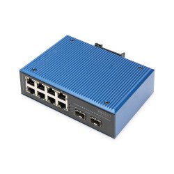 Digitus Switch PoE Fast Ethernet industriel 8+2 ports