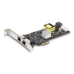 StarTech.com Carte Réseau PCIe à 1 Port 2,5 Gbps NBASE-T, Intel® I225-V, Carte Réseau pour Ordinateur à Port Unique, Carte Réseau Ethernet MultiGigabit, Carte LAN Serveur PCI Express