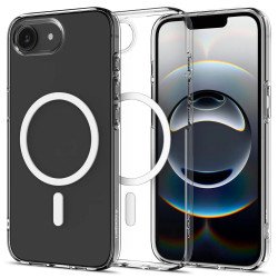 Spigen Crystal Flex (MagFit) coque de protection pour téléphones portables 15,5 cm (6.1") Housse Transparent, Blanc