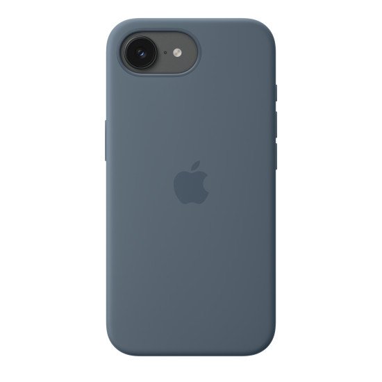 Apple Coque en silicone avec MagSafe pour iPhone 17e - Bleu maritime