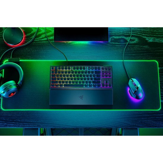 Razer Ornata V3 Tenkeyless clavier USB QWERTZ Allemand Noir