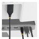 StarTech.com Câble Adaptateur USB-C vers HDMI de 1m, Connecteur HDMI à Verrouillage, 4K 60Hz, Compatible Thunderbolt, HDR, Câble Unidirectionnel pour MacBook, Dell, HP, Lenovo