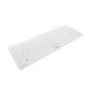 CHERRY Stream clavier FR sans fil +USB QWERTZ Allemand Blanc