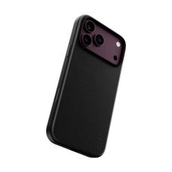 PanzerGlass CARE™ by ® Solo Vegan Leather Case Black w. MagSafe iPhone 2026 Pro Max | 17 Pro Max coque de protection pour téléphones portables Housse Noir