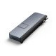 HYPER DUO PRO 7-in-2 USB-C Hub USB Type-C 104 Mbit/s Gris