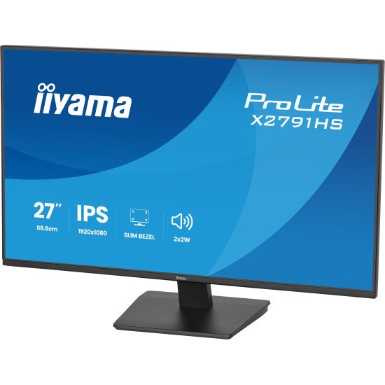 iiyama ProLite X2791HS-B1 écran PC 68,6 cm (27") 1920 x 1080 pixels Full HD LED Noir