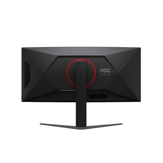 AOC G4 CU34G4CAP écran PC 86,4 cm (34") 3440 x 1440 pixels UltraWide Quad HD LCD Noir, Rouge