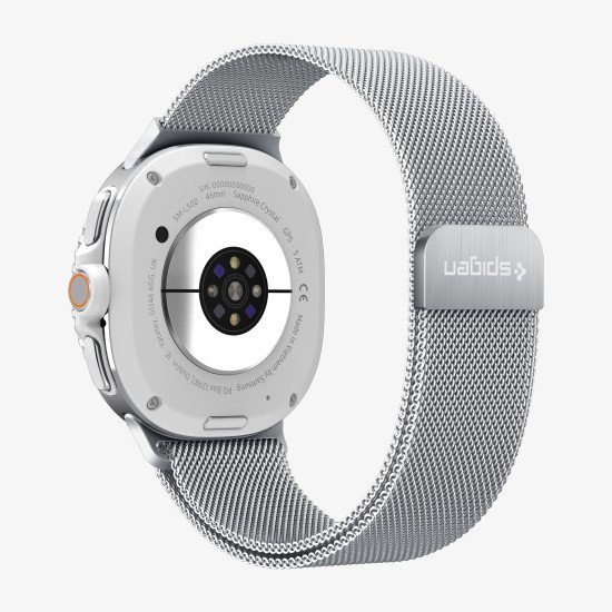 Spigen Metal Fit Bande Argent Acier