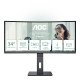 AOC CU34P3CV écran PC 86,4 cm (34") 3440 x 1440 pixels UltraWide Quad HD LED Noir