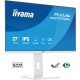 iiyama ProLite XB2797QSU-W1 écran PC 68,6 cm (27") 2560 x 1440 pixels Quad HD LED Blanc