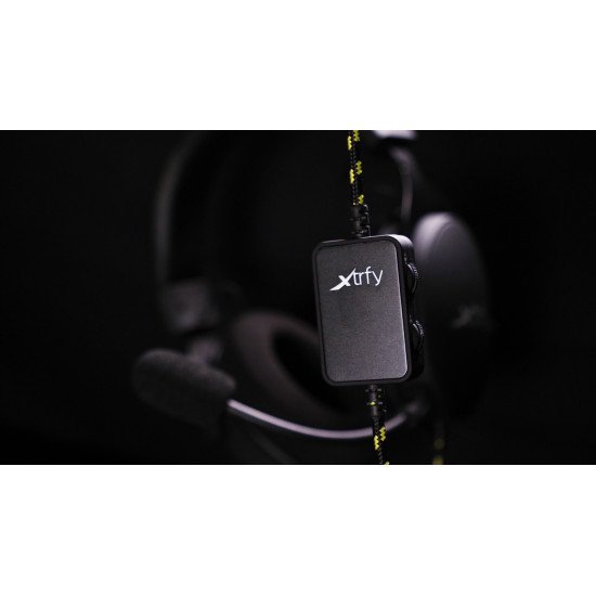 Xtrfy H2 Casque Avec fil Arceau Appels/Musique/Sport/Au quotidien Noir