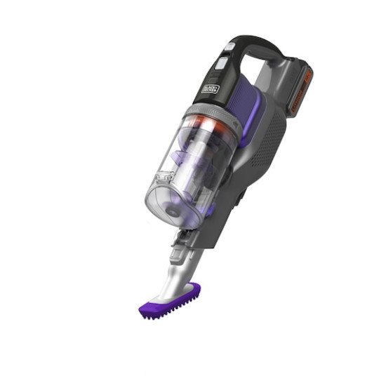 Black & Decker BDPSE1815P-QW aspirateur balai et balai électrique Aspirateur-balai 2 en 1 Batterie Sec Sans sac 0,65 L Violet 1,5 Ah