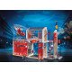 Playmobil City Action Caserne de pompiers avec hélicoptère