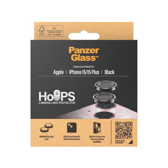PanzerGlass Lens Protector Rings HOOP Protection d'écran transparent Apple 1 pièce(s)