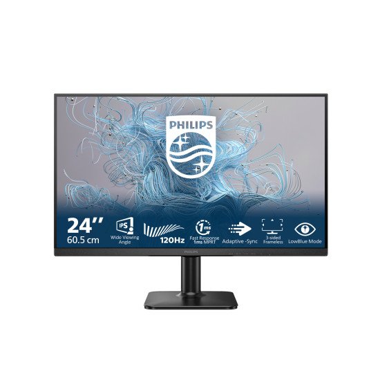 Philips 1000 series 24E2N1110/00 écran PC 60,5 cm (23.8") 1920 x 1080 pixels Full HD LCD Noir