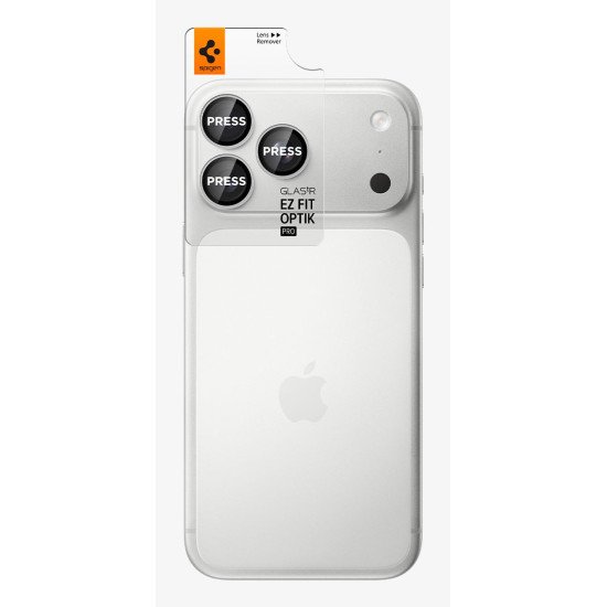Spigen Optik Pro EZ Fit Protecteur d'objectif caméra Apple 2 pièce(s)