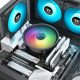 Thermaltake UX150 ARGB Sync Processeur Refroidisseur d'air 13 cm Noir 1 pièce(s)