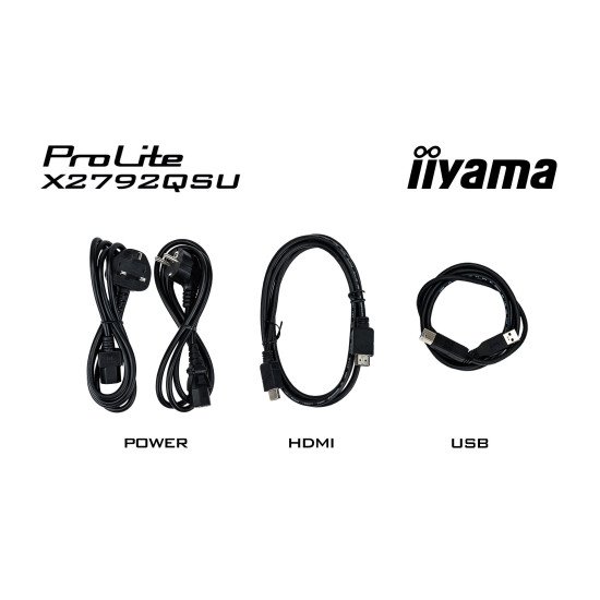 iiyama ProLite X2792QSU-B1 écran PC 68,6 cm (27") 2560 x 1440 pixels Quad HD Noir