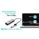 i-tec USB-C/USB-A Metal HUB 3 (2x USB-C, 1x USB-A) Port + 2.5GLAN