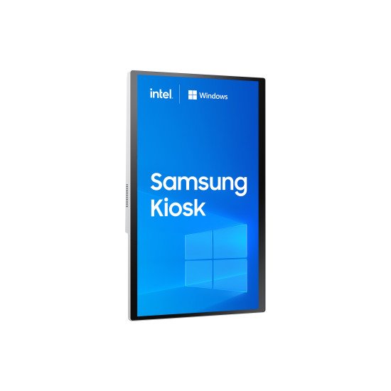 Samsung KM24C-C En forme de kiosk 61 cm (24") LED 250 cd/m² Full HD Blanc Écran tactile Intégré dans le processeur Windows 10 IoT Enterprise 16/7